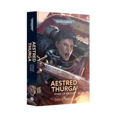 AESTRED THURGA danie ware PYRE OF FAITH libro IN INGLESE warhammer 40k BLACK LIBRARY età 12+