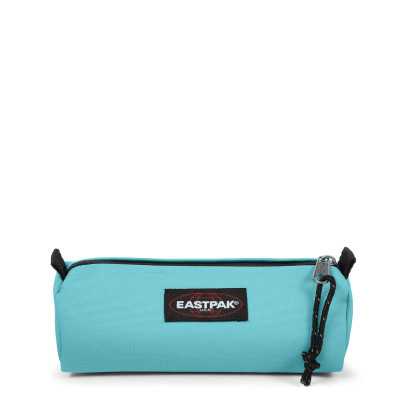 ASTUCCIO eastpak BENCHMARK SINGLE con zip WATERFALL BLUE portapenne AZZURRO