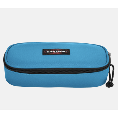 ASTUCCIO eastpak OVAL SINGLE portapenne AQUA ACTIVE con zip AZZURRO