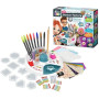 DIY STICKER FACTORY kit artistico FABBRICA DEGLI STICKERS adesivi BUKI età 6+