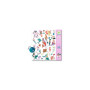 SET DI 160 ADESIVI stickers SIRENE SCINTILLANTI kit artistico DJECO DJ09553 età 4+