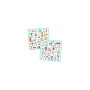 SET DI 160 ADESIVI stickers ATTACCO DEI PIRATI kit artistico DJECO DJ09316 età 4+