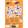 TATTOOS più di 50 tatuaggi ANIMALI DIVERTENTI rimuovibili DJECO kit artistico DJ09917