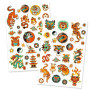 TATTOOS più di 50 tatuaggi SPIRITO MARZIALE rimuovibili DJECO kit artistico DJ09915