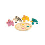 PUZZLE in legno RONDO incastri LEO djeco DJ01107 età 2+