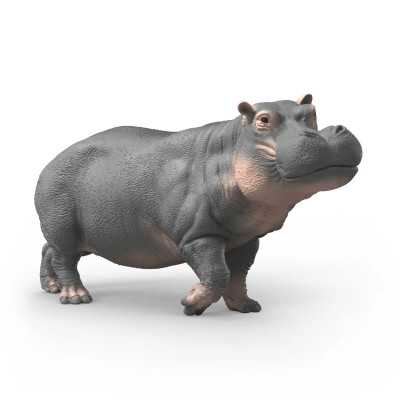 IPPOPOTAMO schleich WILD LIFE miniatura in resina 14938 età 3+