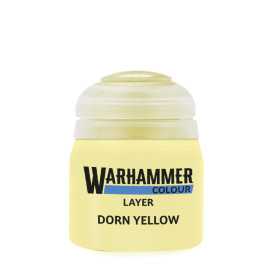 DORN YELLOW colore LAYER WARHAMMER Games Workshop GIALLO acrilico LUMEGGIATURE 12 ml
