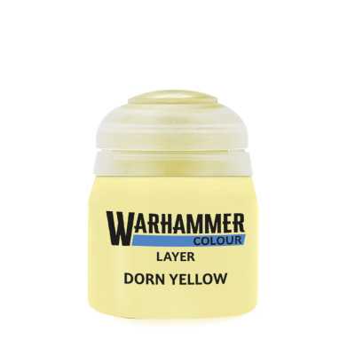 DORN YELLOW colore LAYER WARHAMMER Games Workshop GIALLO acrilico LUMEGGIATURE 12 ml