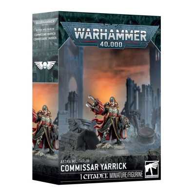 COMMISSARIO YARRICK miniatura ASTRA MILITARUM games workshop WARHAMMER 40K età 12+
