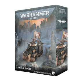 COMMISSARIO GRAVES miniatura ASTRA MILITARUM games workshop WARHAMMER 40K età 12+