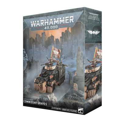 COMMISSARIO GRAVES miniatura ASTRA MILITARUM games workshop WARHAMMER 40K età 12+