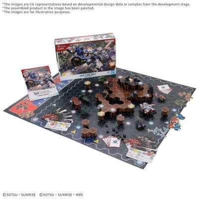 GUNDAM ASSEMBLE miniature DELUXE SET 01 gioco da tavolo BANDAI età 15+