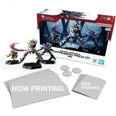 GUNDAM ASSEMBLE miniature EXPANSION PACK 01 gioco da tavolo BANDAI età 15+