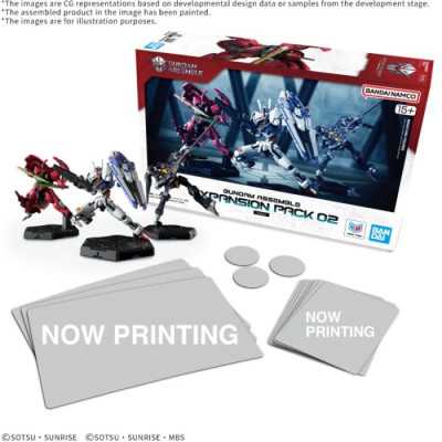 GUNDAM ASSEMBLE miniature EXPANSION PACK 02 gioco da tavolo BANDAI età 15+