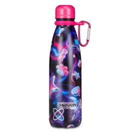 BORRACCIA in acciaio inox SEVEN bottle TENUTA STAGNA 500 ml STELLE caldo e freddo GIRL 2026