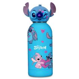 BORRACCIA in acciaio inox SEVEN con tappo sagomato TENUTA STAGNA 350 ml LILO E STITCH 2026 caldo e freddo STITCH