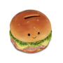 SALVADANAIO in ceramica HAMBURGER cartomania FEEL AT HOME food