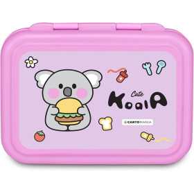 PORTAMERENDA per alimenti CUTE KOALA acciaio inox ROSA cartomania