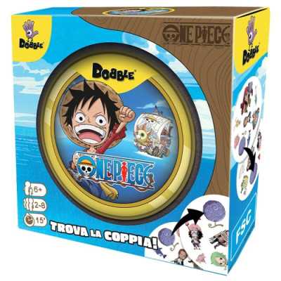 DOBBLE ONE PIECE edizione italiana PARTY GAME asmodee SCATOLA IN LATTA età 6+
