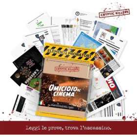 OMICIDIO AL CINEMA gioco da tavolo DI INVESTIGAZIONE asmodee IN ITALIANO età 14+