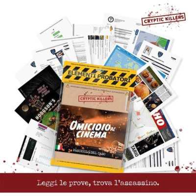 OMICIDIO AL CINEMA gioco da tavolo DI INVESTIGAZIONE asmodee IN ITALIANO età 14+