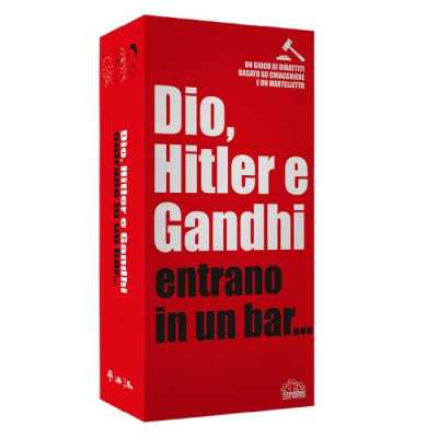 DIO, HITLER E GANDHI ENTRANO IN UN BAR... gioco da tavolo PARTY GAME asmodee IN ITALIANO età 14+