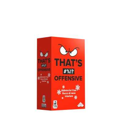 THAT'S OFFENSIVE gioco da tavolo PARTY GAME cranio creations IN ITALIANO età 13+