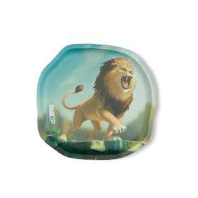 GLOW KLETTIE per il tuo zaino DANGEROUS ANIMALS ergobag SI ILLUMINA AL BUIO patella intercambiabile LEONE