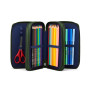 ASTUCCIO MAXI scuola 3 ZIP triplo scomparto ERGOBAG materiale riciclato EXBEARDITION