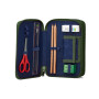 ASTUCCIO MAXI scuola 3 ZIP triplo scomparto ERGOBAG materiale riciclato EXBEARDITION