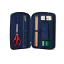 ASTUCCIO MAXI scuola 3 ZIP triplo scomparto ERGOBAG materiale riciclato FIREBEAR DRAGON