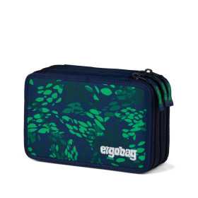ASTUCCIO MAXI scuola 3 ZIP triplo scomparto ERGOBAG materiale riciclato FIREBEAR DRAGON