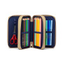 ASTUCCIO MAXI scuola 3 ZIP triplo scomparto ERGOBAG materiale riciclato FLOWBEAR WORLD