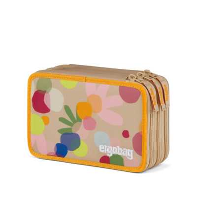 ASTUCCIO MAXI scuola 3 ZIP triplo scomparto ERGOBAG materiale riciclato FLOWBEAR WORLD