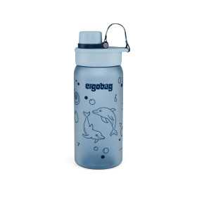BORRACCIA in tritan ERGOBAG senza bpa DELFINO bottle AZZURRO mezzo litro