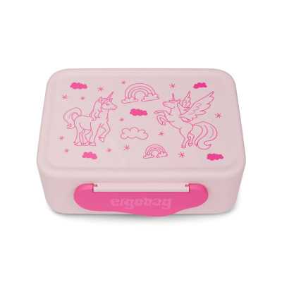 PORTAMERENDA per alimenti UNICORN polipropilene ROSA ergobag LUNCHBOX unicorno