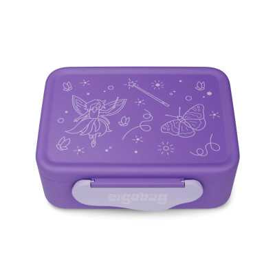 PORTAMERENDA per alimenti FAIRY polipropilene VIOLA ergobag LUNCHBOX unicorno