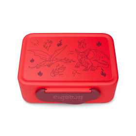 PORTAMERENDA per alimenti DRAGHI polipropilene ROSSO ergobag LUNCHBOX unicorno