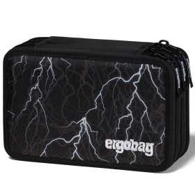 ASTUCCIO MAXI scuola 3 ZIP triplo scomparto ERGOBAG in materiale riciclato SUPER REFLECTBEAR 2026