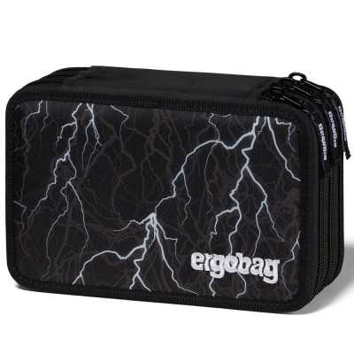 ASTUCCIO MAXI scuola 3 ZIP triplo scomparto ERGOBAG in materiale riciclato SUPER REFLECTBEAR 2026
