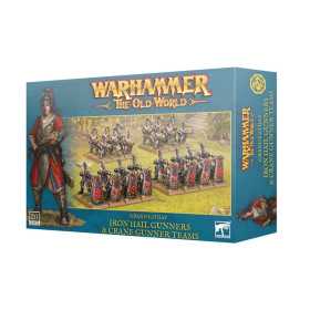 IRON HAIL GUNNERS & CRANE GUNNER TEAMS set di miniature GRAND CATHAY warhammer THE OLD WORLD età 12+