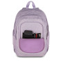 ZAINO TECH seven SHINY effetto glitter VIOLA LILLA backpack 29 LITRI