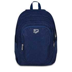 ZAINO TECH seven SHINY effetto glitter BLU backpack 29 LITRI