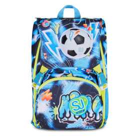 ZAINO scuola SJ GANG seven BIG backpack GLOWGAME estensibile BOY sdoppiabile