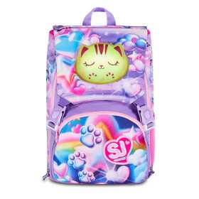 ZAINO scuola SJ GANG seven BIG backpack GLOWCAT estensibile GIRL sdoppiabile