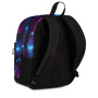 ZAINO scuola PRO XXL seven THE DOUBLE backpack VIOLA E AZZURRO 2621-526 con earphone wireless