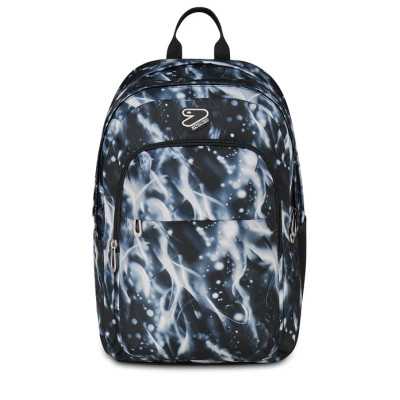 ZAINO scuola PRO XXL DETACH seven THE DOUBLE backpack BIANCO E NERO 2619-899 con earphone wireless