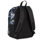 ZAINO scuola PRO XXL DETACH seven THE DOUBLE backpack BIANCO E NERO 2619-899 con earphone wireless
