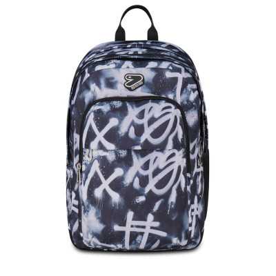 ZAINO scuola PRO XXL DETACH seven THE DOUBLE backpack GRAFFITI 2619-897 con earphone wireless