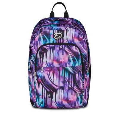 ZAINO scuola PRO XXL DETACH seven THE DOUBLE backpack VIOLA 2619-361 con earphone wireless